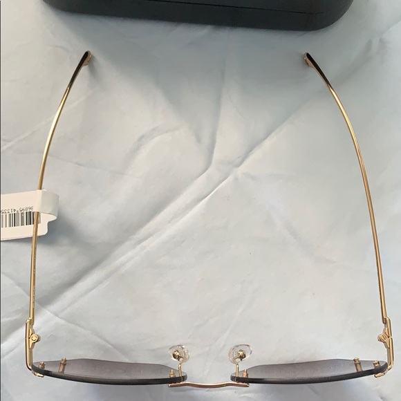 NWT ETRO Yellow Gold/Aubergina frameless w/case main image 2